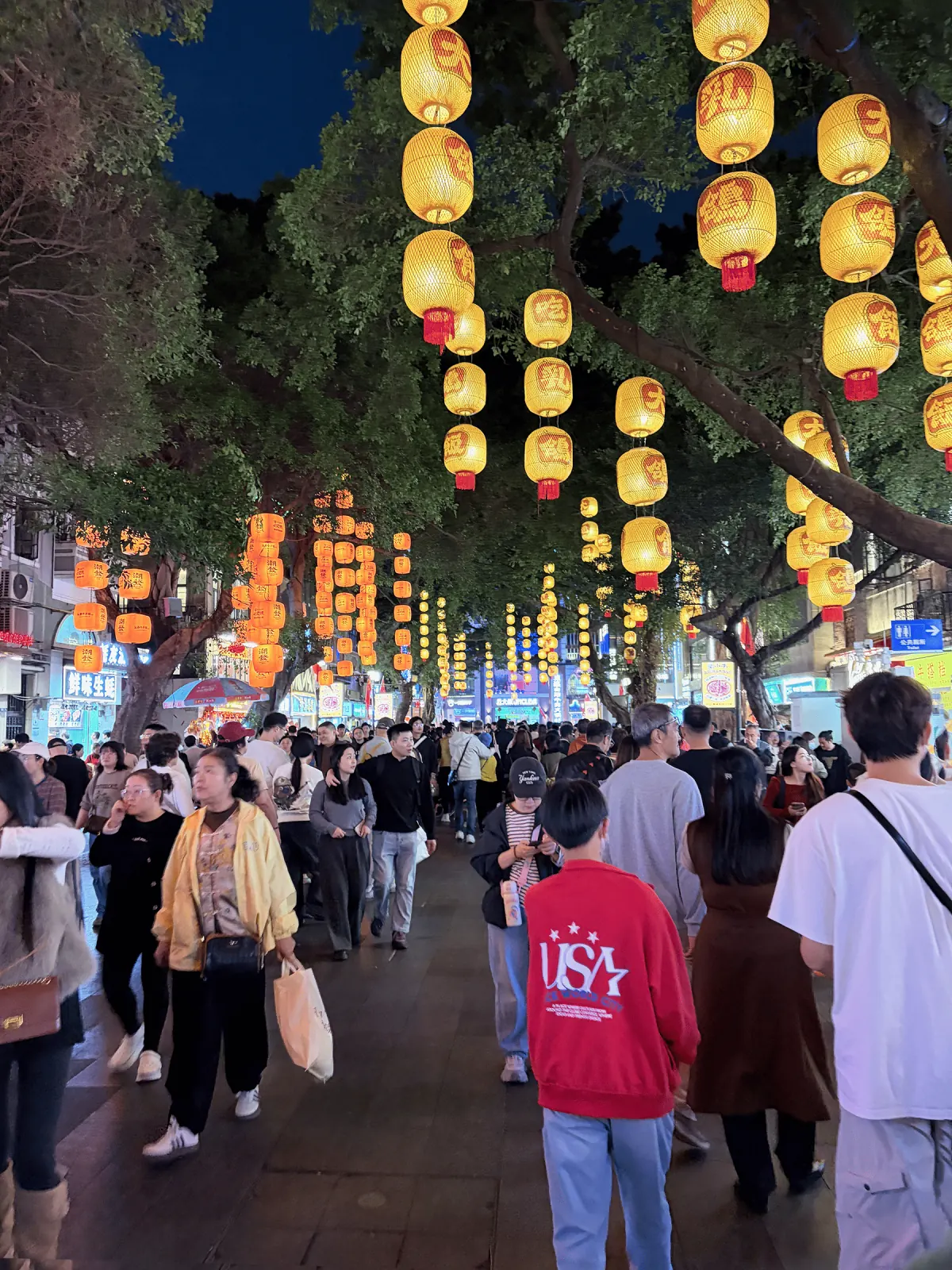 广州北京路步行街街道